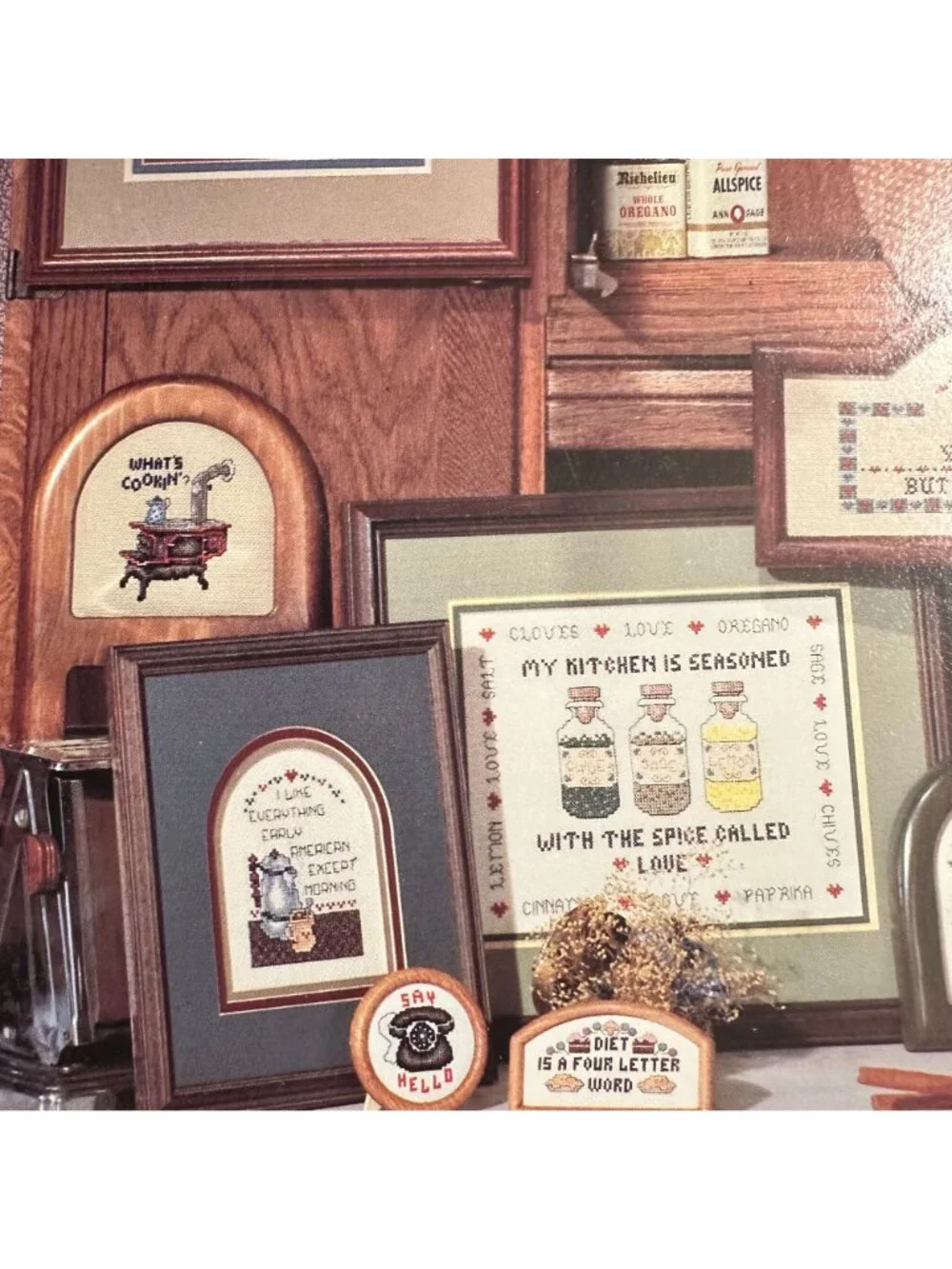 Stoney Creek Cinnamon Stick Pantry Cross-Stitch Pattern Book 25